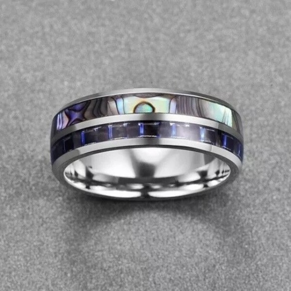 👑Men 8MM wide titanium steel ring ❤️5 star loved - Picture 5 of 6